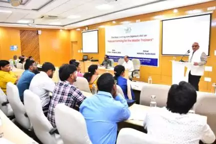 MANAGE - National Institute of Agricultural Extension Management, Hyderabadinitiates interstate training cum exposure visit of Master Trainers for upscaling Natural Farming.  

#agrigoi #naturalfarming #Training #agriculture