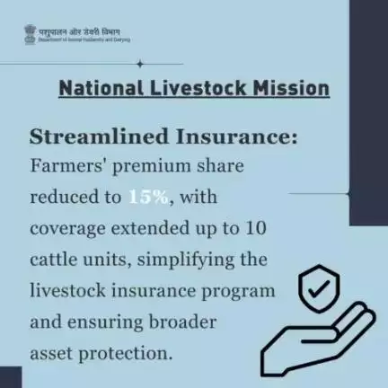 Simplified Livestock Protection:
Lower Premium Share and Extended Coverage Provide Enhanced Security for Farmers' Livestock Assets. #national_livestock_mission #insurance