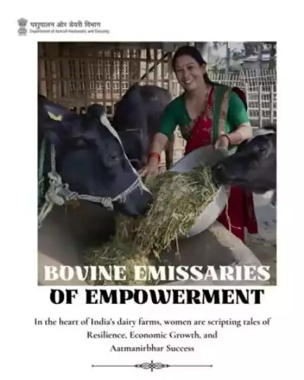 The dairy sector's silent revolution, where women not only milk cows but also churn out self-reliance and prosperity. #empoweringwomenthroughdairy #inspirational #dairyfree #womenempowermentevent